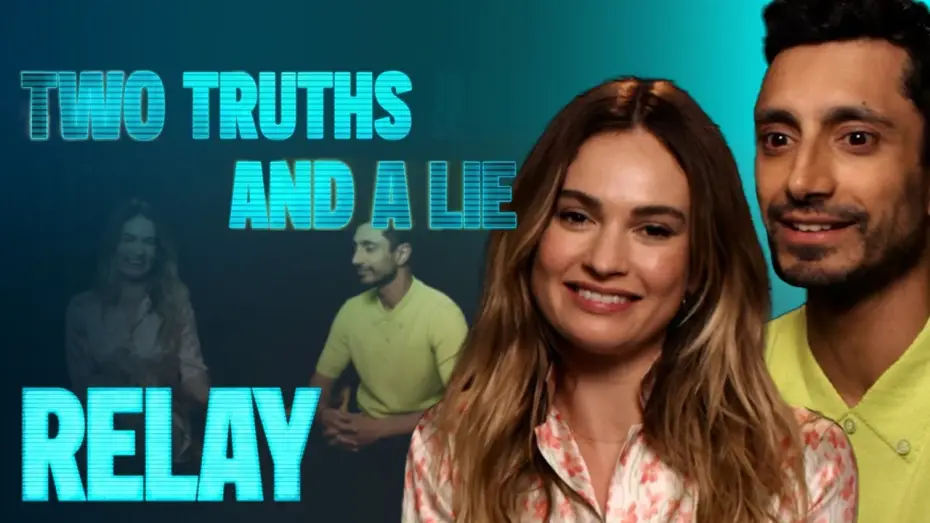 Видео к фильму Диспетчер | Riz Ahmed & Lily James Play 2 Truths 1 Lie