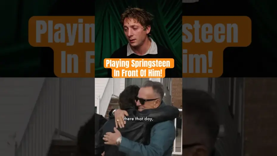 Видео к фильму Спрингстин. Избавь меня от небытия | Jeremy Allen White On Acting in Front of Bruce Springsteen!
