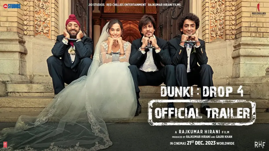Видео к фильму Дунки | Dunki Drop 4 | Shah Rukh Khan | Rajkumar Hirani | Taapsee | Vicky | Boman | 21st Dec 2023