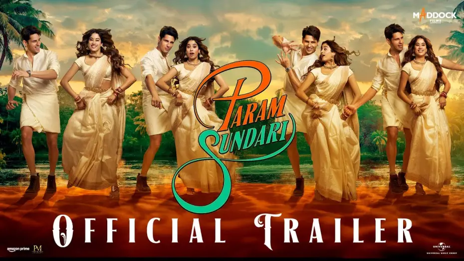 Видео к фильму परम सुंदरी | Param Sundari - Official Trailer | Sidharth M | Janhvi K | Dinesh V | Tushar J | In Cinemas 29th Aug