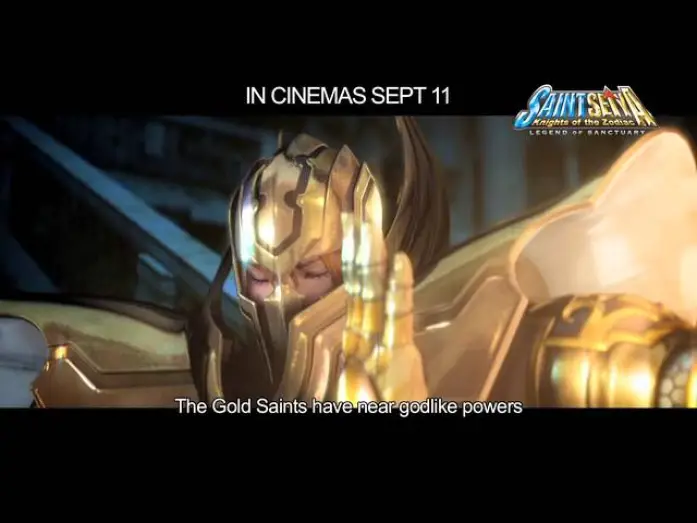 Видео к фильму Рыцари Зодиака: Легенда о святилище | Saint Seiya: Legend Of Sanctuary - Official Movie Trailer (In Cinemas 11 Sept 2014)