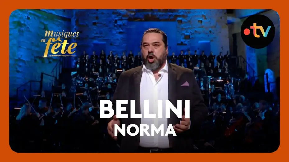 Видео к фильму Musiques en f&ecirc;te des Chor&eacute;gies d'Orange | Bellini - Norma, "Ah ! del Tebro ai giogo indegno" avec Nika Guliashvili