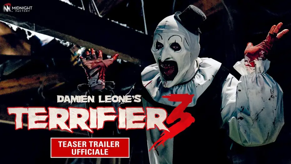 Видео к фильму Ужасающий 3 | Terrifier 3 - Teaser Trailer Italiano Ufficiale