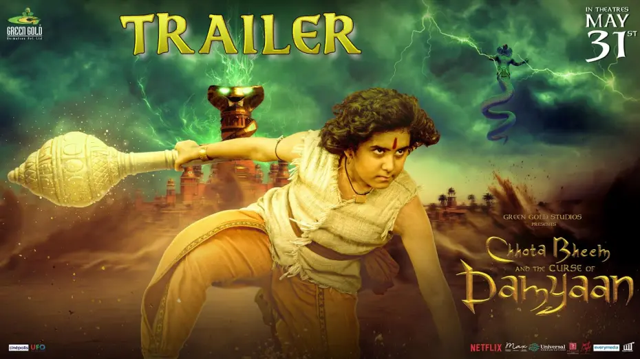 Видео к фильму Chhota Bheem and the Curse of Damyaan | Chhota Bheem and The Curse of Damyaan - Trailer | In Theatres 31 May | Rajiv Chilaka, Anupam Kher