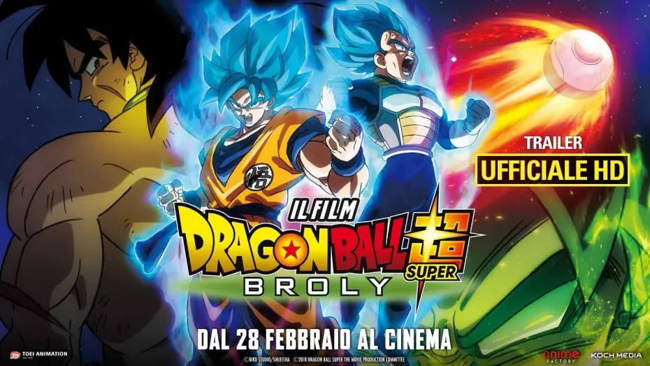 Видео к фильму Драконий жемчуг: Супер (Броли) | Dragon Ball Super: Broly - Il Film - Trailer Ufficiale Italiano | HD