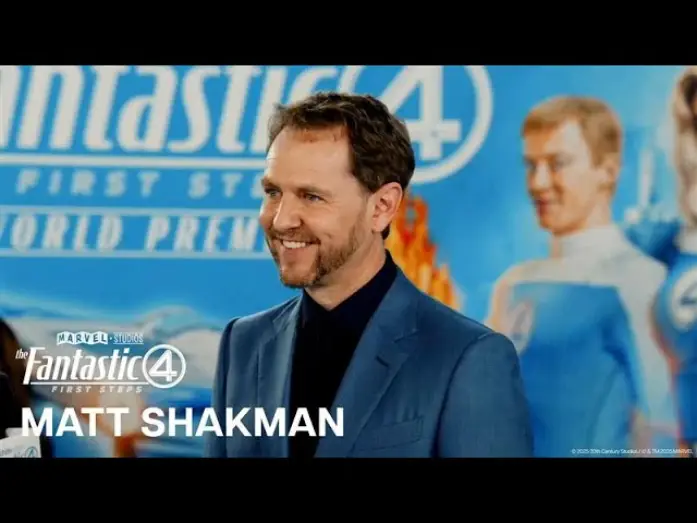 Видео к фильму Marvel Studios' The Fantastic Four: First Steps - World Premiere | Director Matt Shakman Is Honored to Bring in the Fantastic Four into the MCU