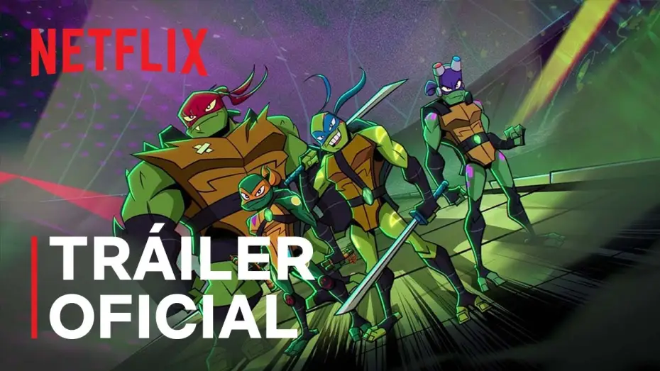 Видео к фильму Эволюция Черепашек-ниндзя | El ascenso de las Tortugas Ninja: La pel&iacute;cula (EN ESPA&Ntilde;OL) | Tr&aacute;iler oficial | Netflix