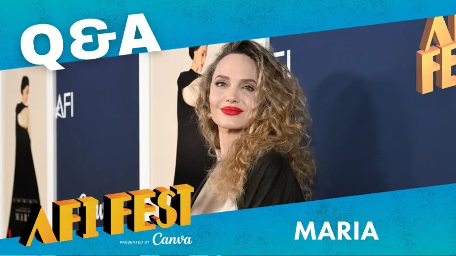 Видео к фильму Мария | MARIA Q&A at AFI Fest with Angelina Jolie and Pablo Larra&iacute;n