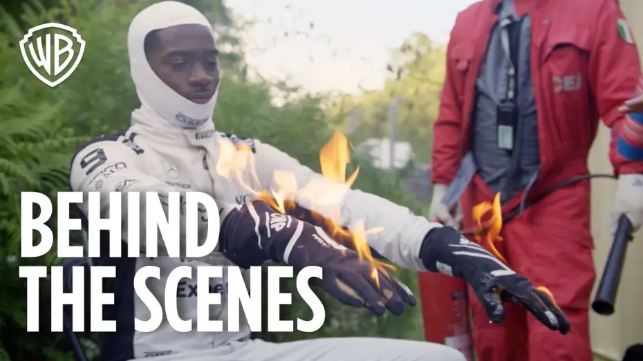 Видео к фильму F1 | Creating the Car Crash Scene - Behind the Scenes