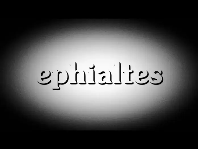 Видео к фильму Ephialtes — ephialtes