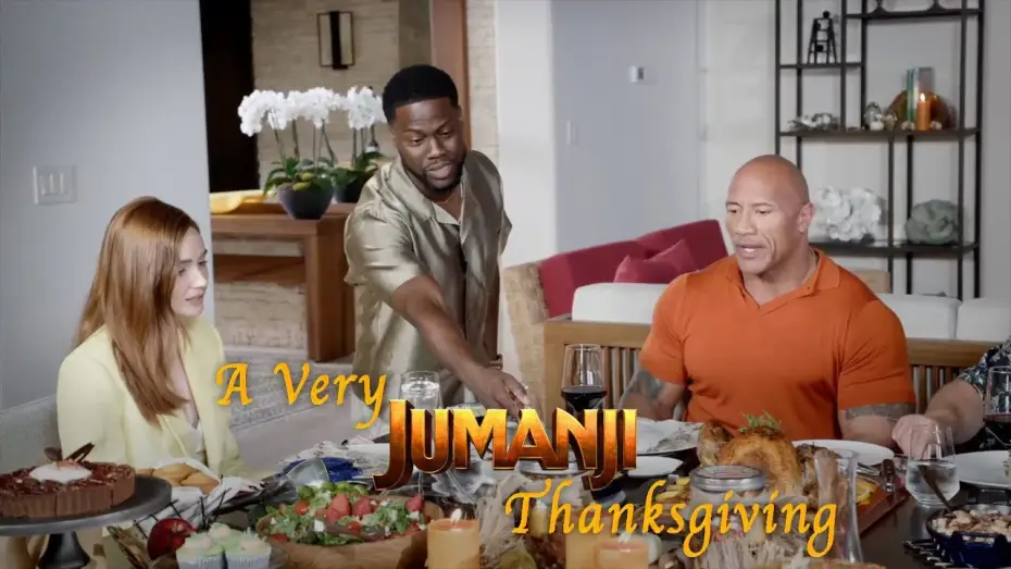 Видео к фильму Джуманджи: Новый уровень | A Very Jumanji Thanksgiving