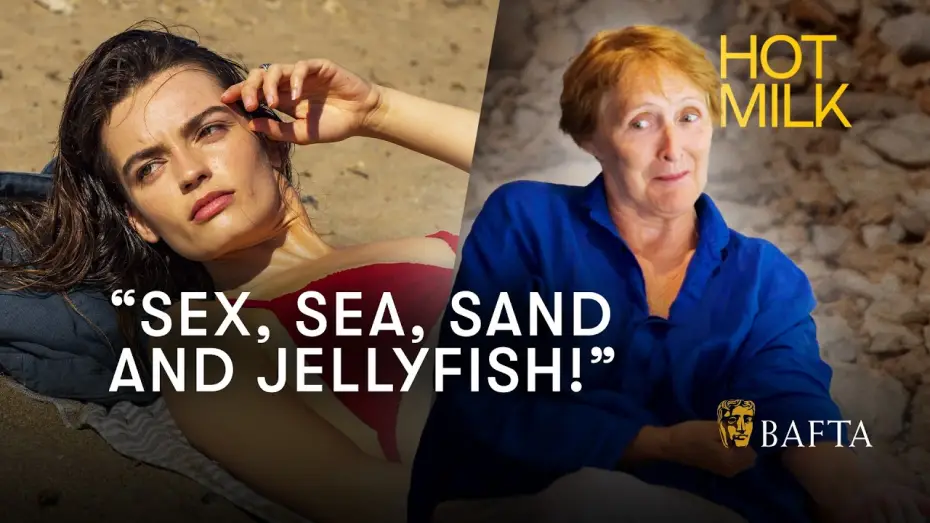 Видео к фильму Горячее молоко | Emma Mackey & Fiona Shaw&rsquo;s Hot Milk Filming: Jellyfish Stings & Strained Relationships | BAFTA