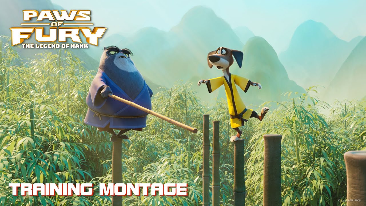 Видео к фильму Пес-самурай и город кошек | Training Montage Clip