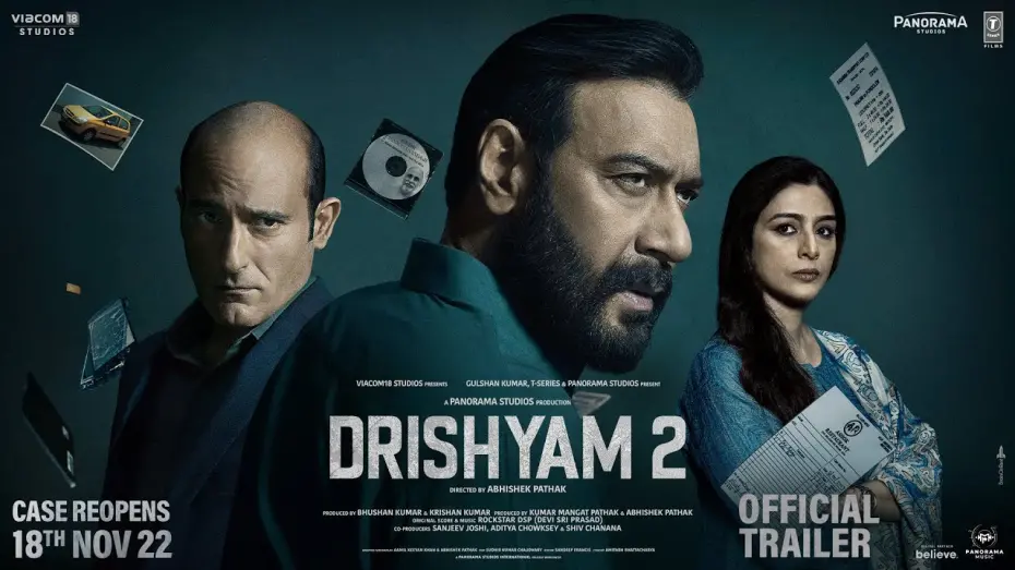 Видео к фильму Drishyam 2 | Drishyam 2: OFFICIAL TRAILER | Ajay Devgn Akshaye Khanna Tabu Shriya Saran Abhishek Pathak Bhushan K