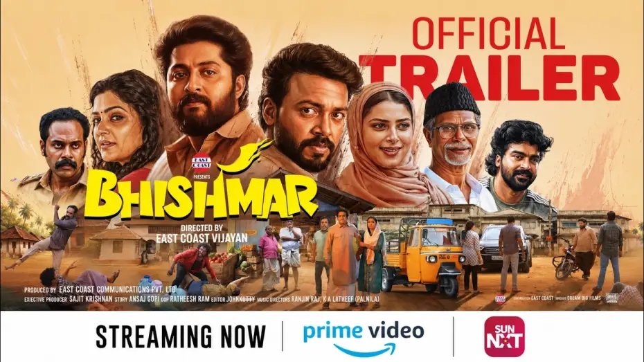 Видео к фильму Bheemseri | Bhishmar Official Trailer | East Coast Vijayan | Dhyan Sreenivasan| Vishnu Unnikrishnan|Divya Pillai