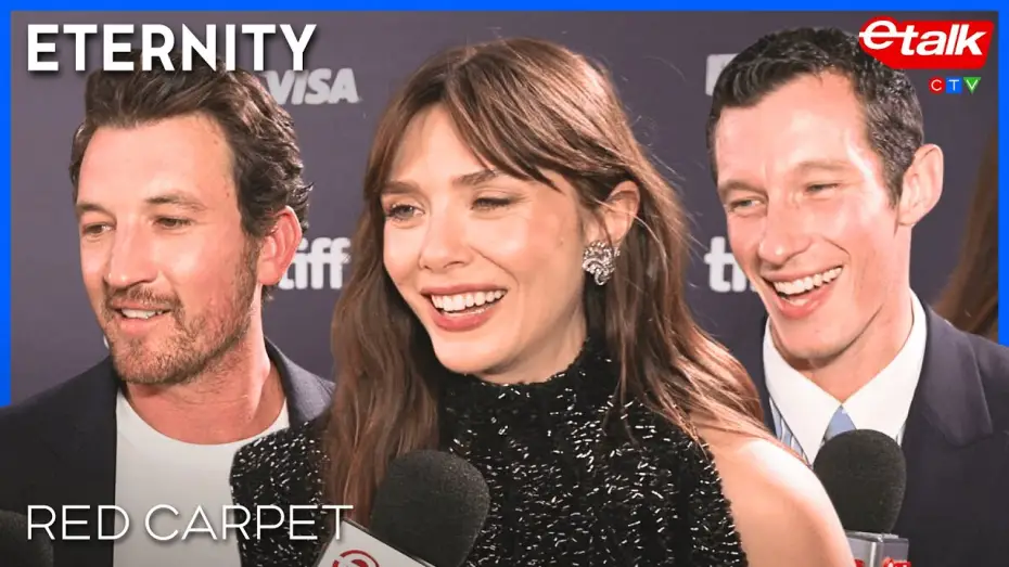 Видео к фильму Вечность | Callum Turner wants to be with Dua Lipa forever & Elizabeth Olsen HATES rollercoasters | TIFF