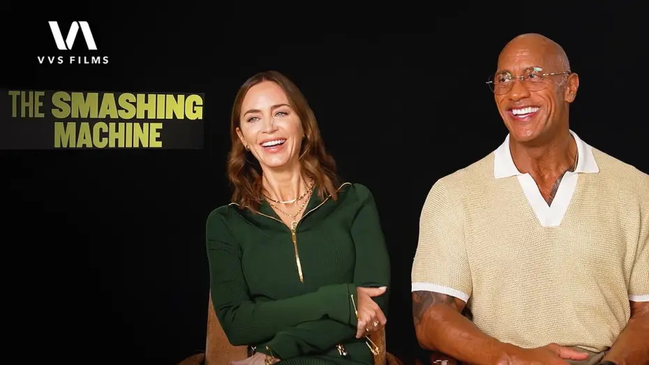 Видео к фильму Крушащая машина | Dwayne Johnson and Emily Blunt talk The Smashing Machine