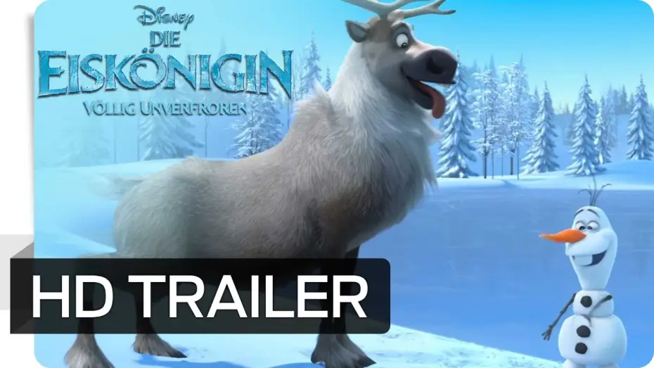 Видео к фильму Холодное сердце | Die Eisk&ouml;nigin - V&ouml;llig unverfroren - Offizieller Trailer - Deutsch HD