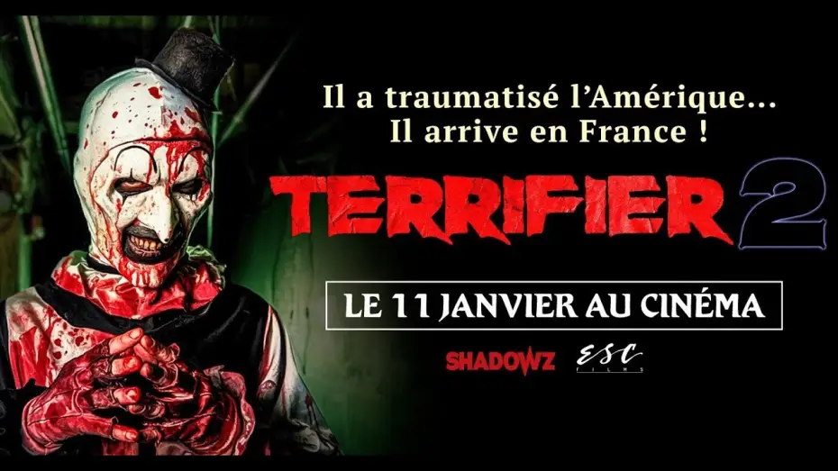 Видео к фильму Ужасающий 2 | TERRIFIER 2 - bande annonce VOSTFR