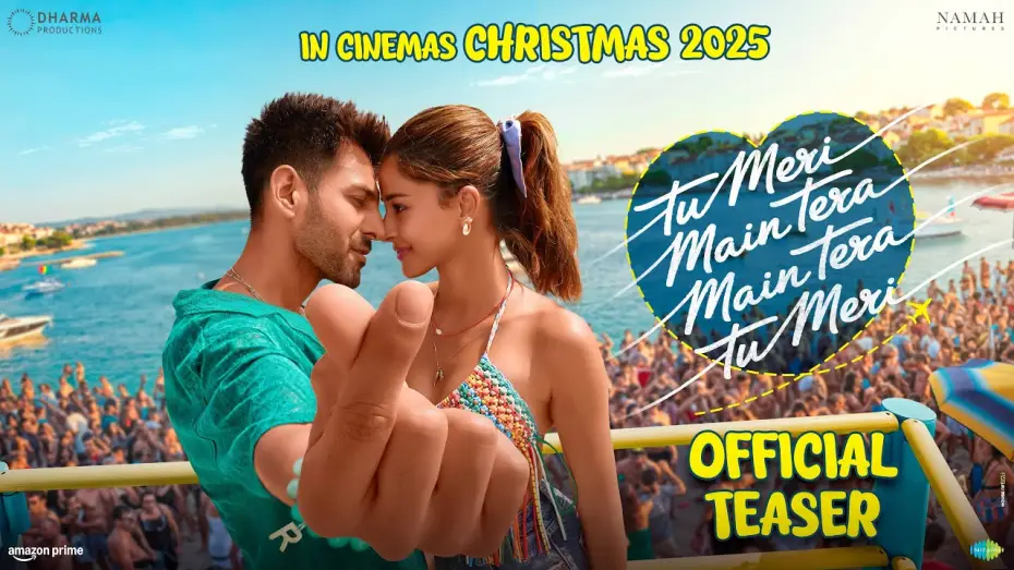Видео к фильму Я твой, ты моя | Tu Meri Main Tera Main Tera Tu Meri - OFFICIAL TEASER | Kartik, Ananya | Sameer V | 25 Dec 2025