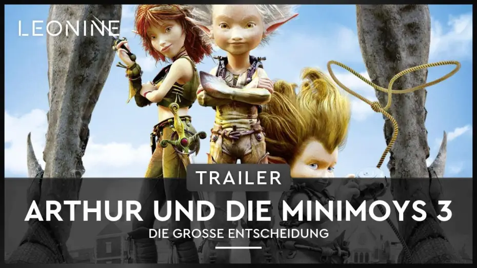 Видео к фильму Артур и война двух миров | Arthur und die Minimoys 3 - Die gro&szlig;e Entscheidung - Trailer (deutsch/german)