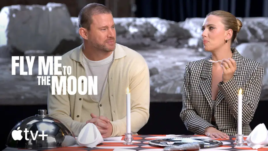Видео к фильму Покажи мне луну | The Cast of Fly Me to the Moon Taste Test Space Food