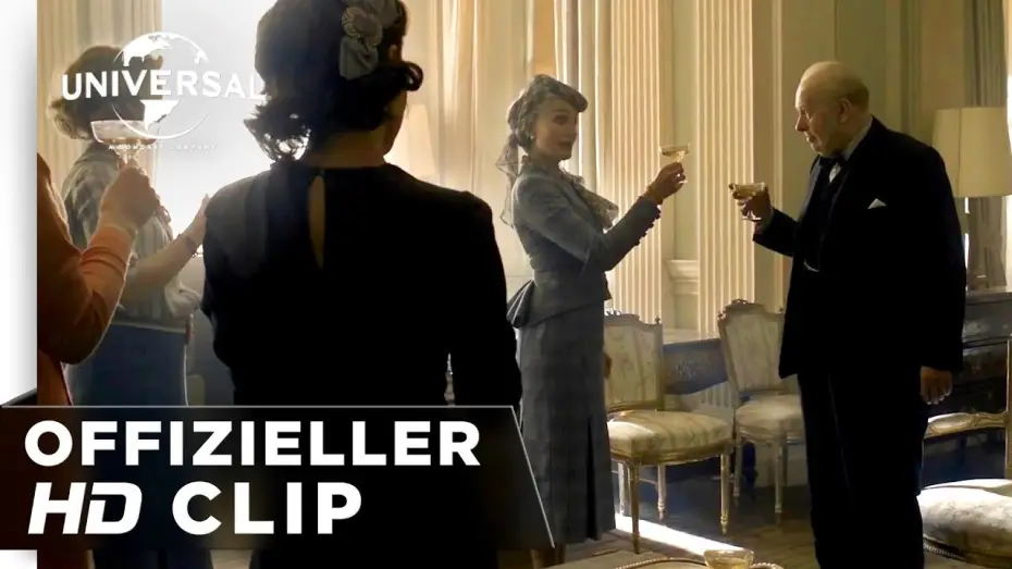 Видео к фильму Темные времена — Die dunkelste Stunde - Clip "Darauf, dass wir es möglichst nicht versauen mögen" deutsch/german HD
