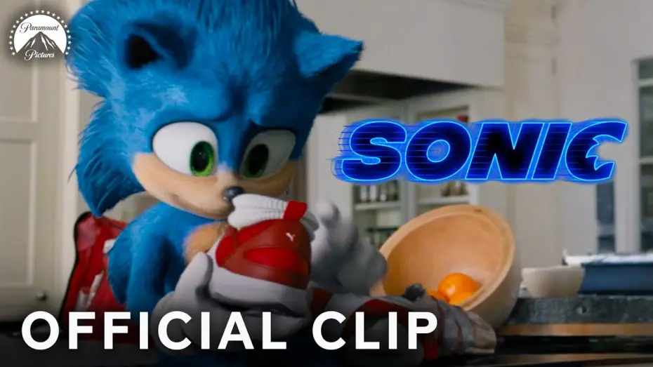 Видео к фильму Соник в кино | Sonic Gets His First Pair of Red Shoes - Full Scene