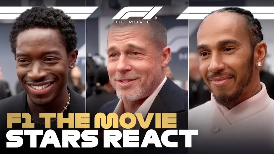 Видео к фильму F1 | Stars & Drivers React On The Red Carpet