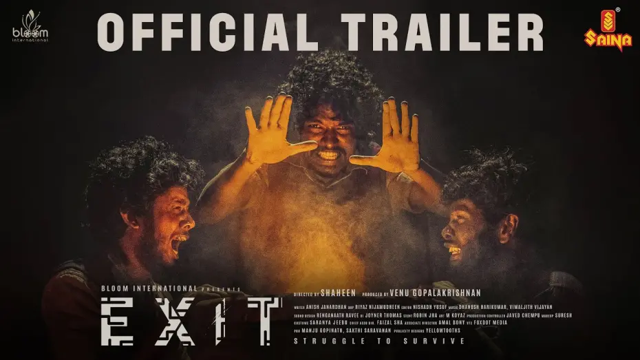 Видео к фильму Exit | EXIT Trailer | Malayalam | Tamil | Sreeraam | Vishak nair | Shaheen | Venu Gopalakrishnan