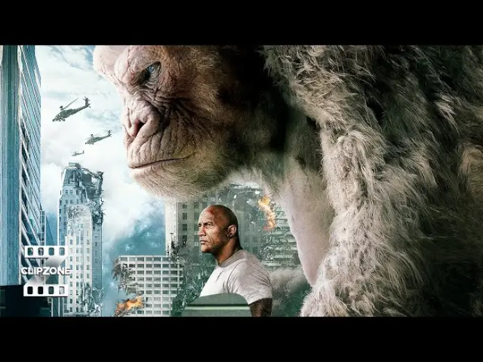 Видео к фильму Рэмпейдж | Giant Monster Fight
