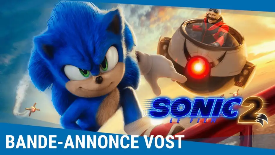 Видео к фильму Соник в кино 2 | SONIC 2 - Bande-annonce VOST [En 2022 au cin&eacute;ma]