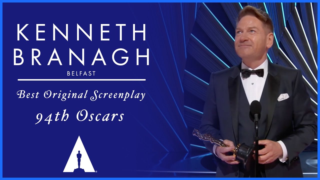 Видео к фильму Белфаст | Kenneth Branagh Wins Best Original Screenplay for 'Belfast' | 94th Oscars
