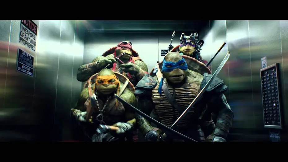 Видео к фильму Черепашки-ниндзя | NINJA TURTLES &ndash; Beatbox dans l&rsquo;ascenseur
