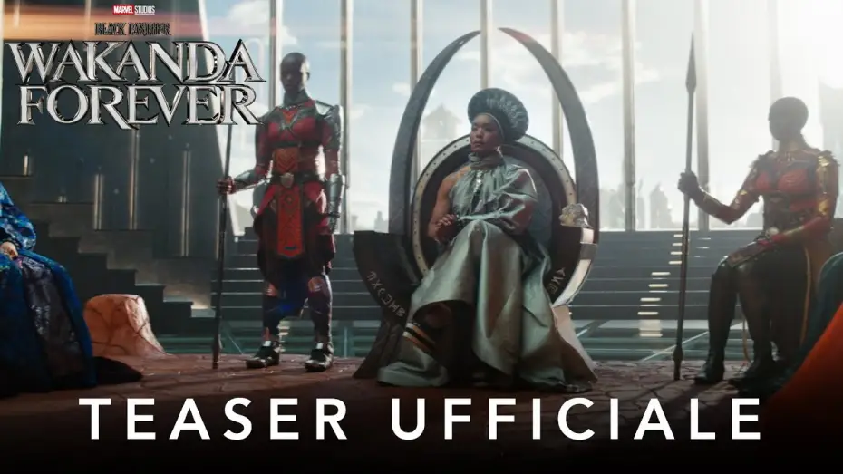 Видео к фильму Чёрная Пантера: Ваканда навеки | Black Panther: Wakanda Forever | Teaser Ufficiale | Dal 9 Novembre al Cinema