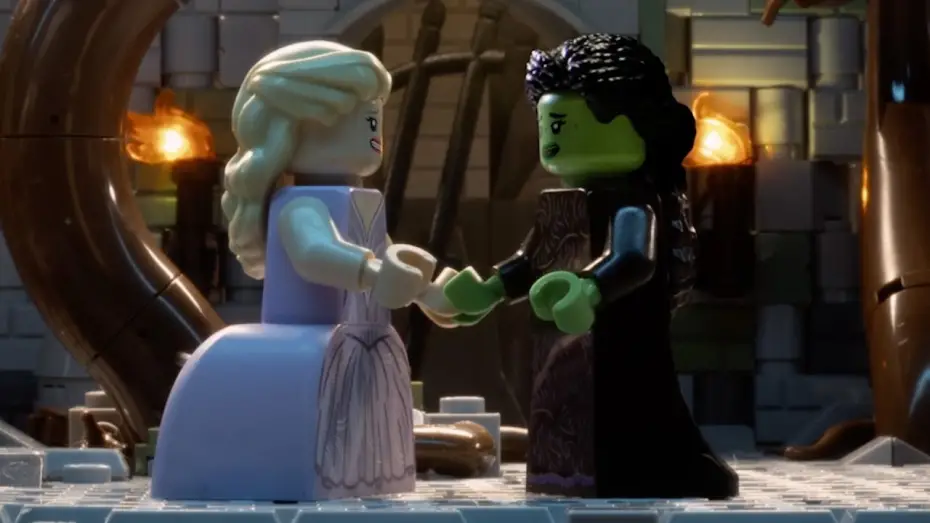 Видео к фильму Wicked: For Good | On the Set of Wicked: For Good (Official LEGO Brickified)