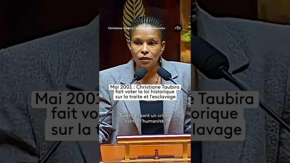 Видео к фильму Christiane Taubira : une loi pour m&eacute;moire | Loi Taubira : son discours historique sur l'esclavage &agrave; l'Assembl&eacute;e Nationale