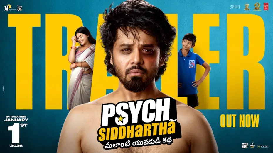 Видео к фильму Psych Siddhartha | Psych Siddhartha | Official Trailer | Shree Nandu | Yaamini Bhaskar | Varun Reddy | Jan 1st Release