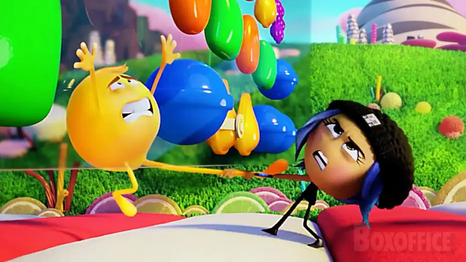 Видео к фильму Эмоджи фильм | Atascado en Candy Crush | Emoji: La pel&iacute;cula | Clip en Espa&ntilde;ol