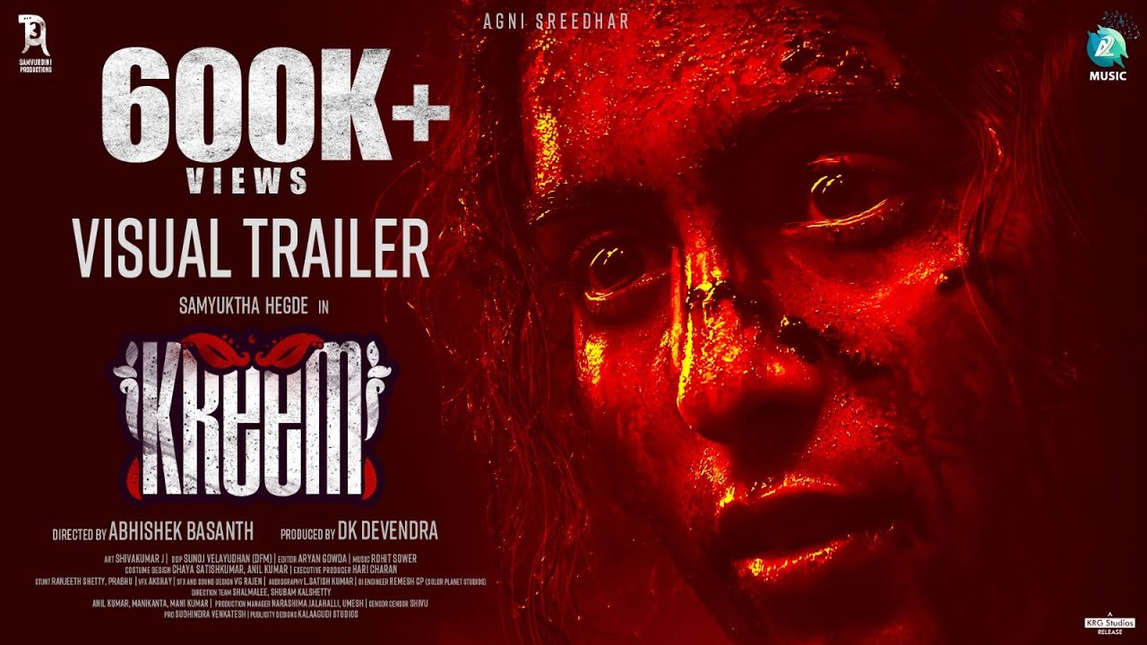 Видео к фильму Kreem | Kreem Visual Trailer | Samyuktha Hegde |Agni Sreedhar |Abhishek Basanth | D K Devendra |Rohith Sower