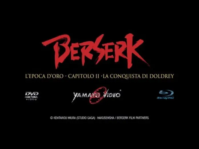 Видео к фильму Берсерк. Золотой век: Фильм II. Битва за Долдрей | Berserk - L'epoca d'oro II: La conquista di Doldrey