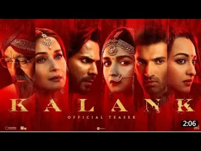 Видео к фильму Порок | KALANK TEASER | Varun dhawan Alia bhatt Sanjay dutt Madhuri dixit  Sonakshi sinha | Aditya Roy kapur