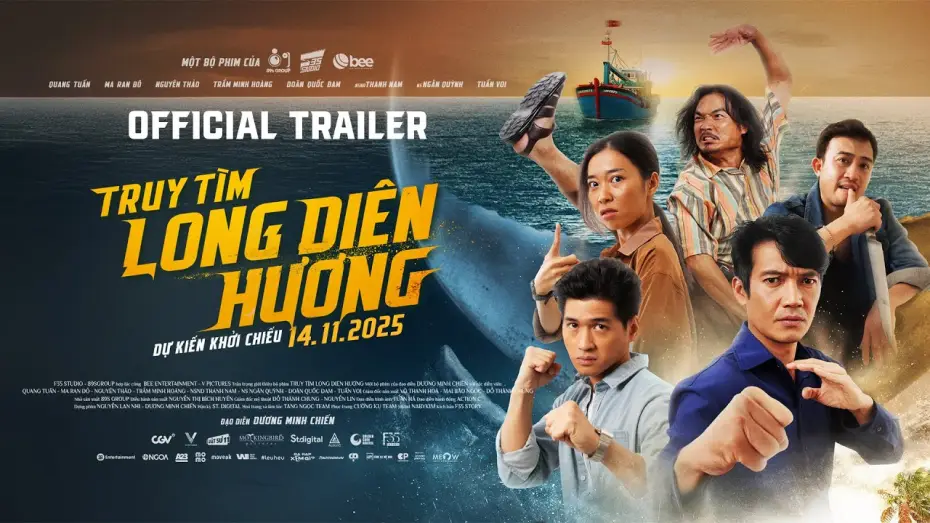 Видео к фильму Truy T&igrave;m Long Di&ecirc;n Hương | CHASE FOR AMBER | OFFICIAL TRAILER | OFFICIAL RELEASE: 11/14/2025