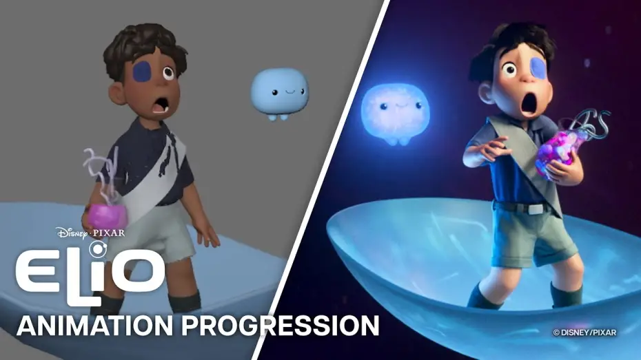 Видео к фильму Элио | Animation Progression Reel | "Welcome to the Communiverse"