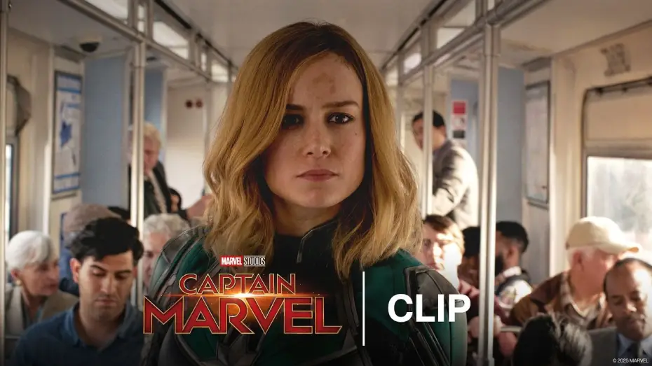 Видео к фильму Капитан Марвел | Carol Danvers VS Skrull Train Fight - Official Clip