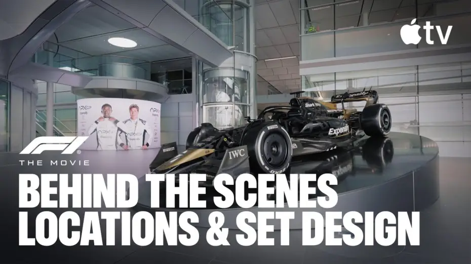 Видео к фильму F1 | Filming on Location & Designing the Sets - Behind the Scenes