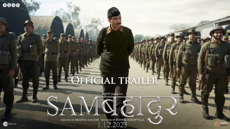 Видео к фильму Sam Bahadur | Samबहादुर - Official Trailer | Vicky Kaushal | Meghna Gulzar | Ronnie S | In Cinemas 01.12.2023