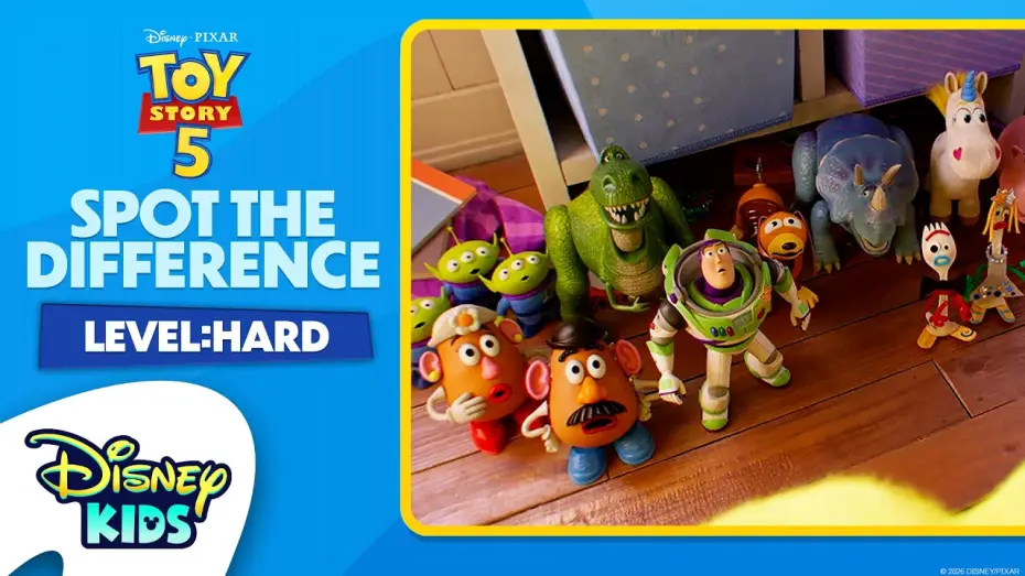 Видео к фильму История игрушек 5 | Spot the Difference  - Toy Story 5 - Level: Hard