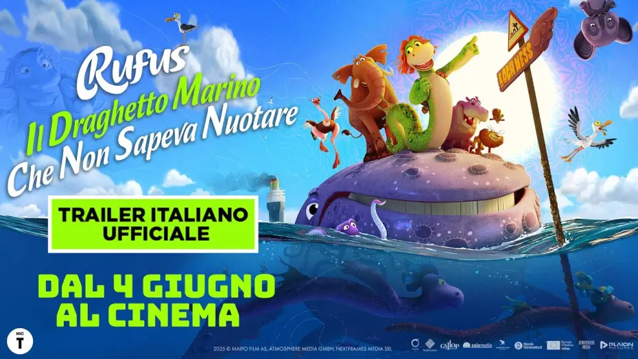 Видео к фильму Несси. Чудище из Лохх-Несс | Rufus, Il Draghetto Marino Che Non Sapeva Nuotare | Trailer Italiano Ufficiale