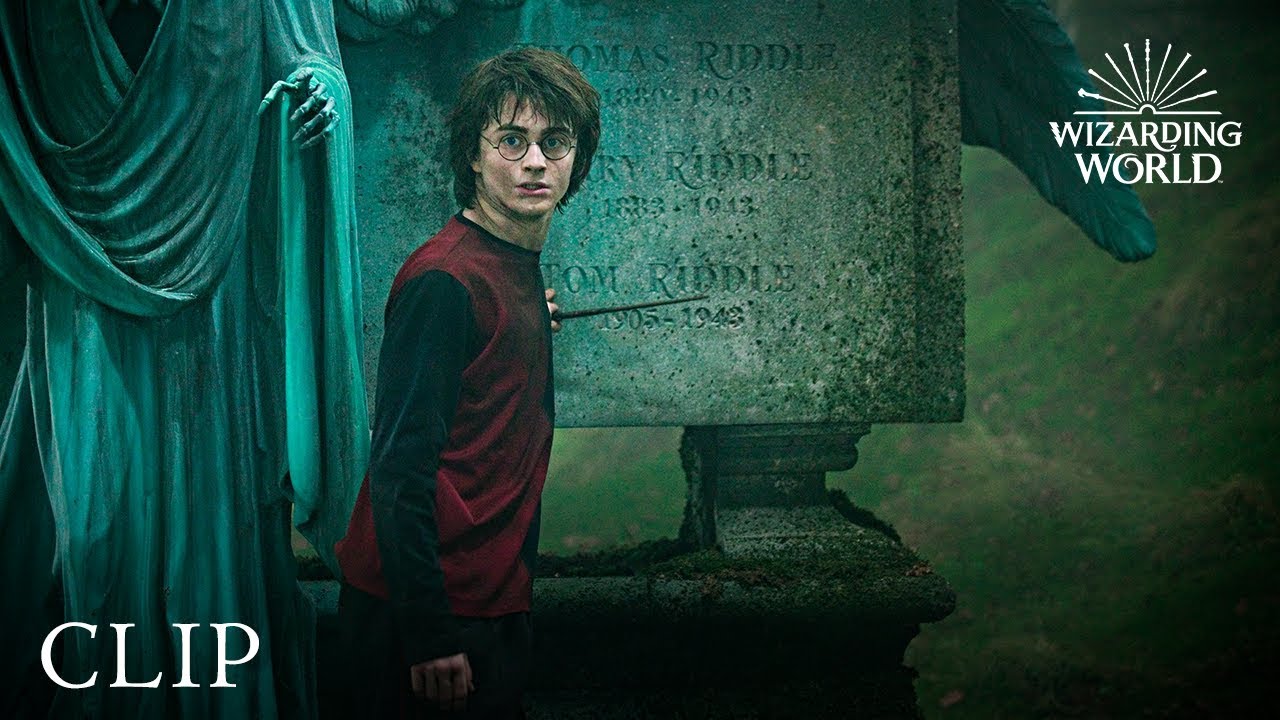 Видео к фильму Гарри Поттер и кубок огня | Harry vs Voldemort 'Priori Incantatem' Duel in the Cemetery | Harry Potter and the Goblet of Fire